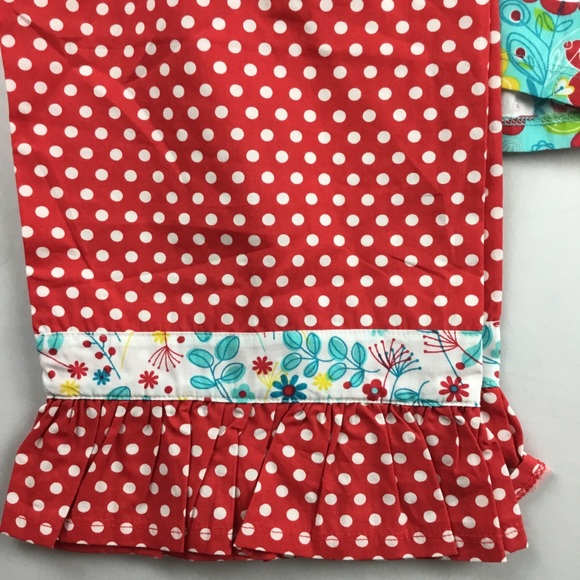 Jelly The Pug Girls Sz 10 Set Tunic & Pants - Picture 3 of 6